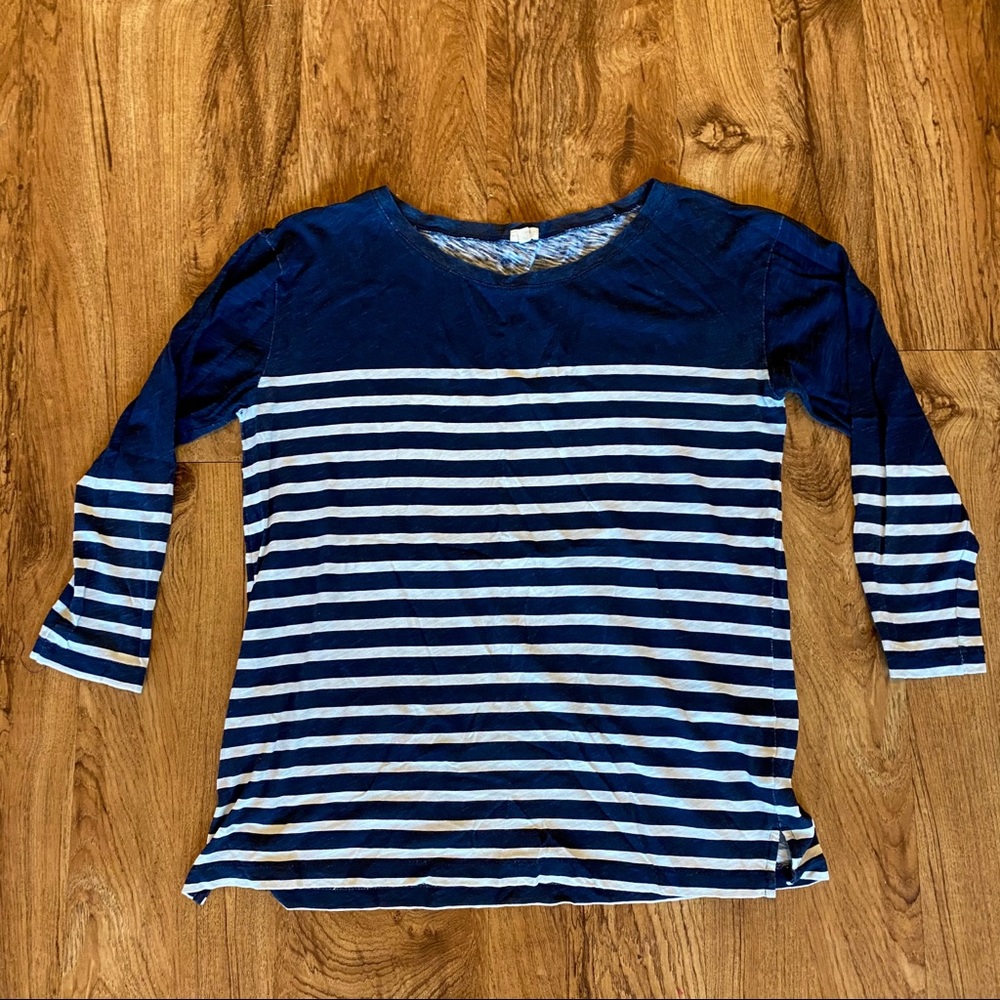 J. Crew Striped Top, Size Medium